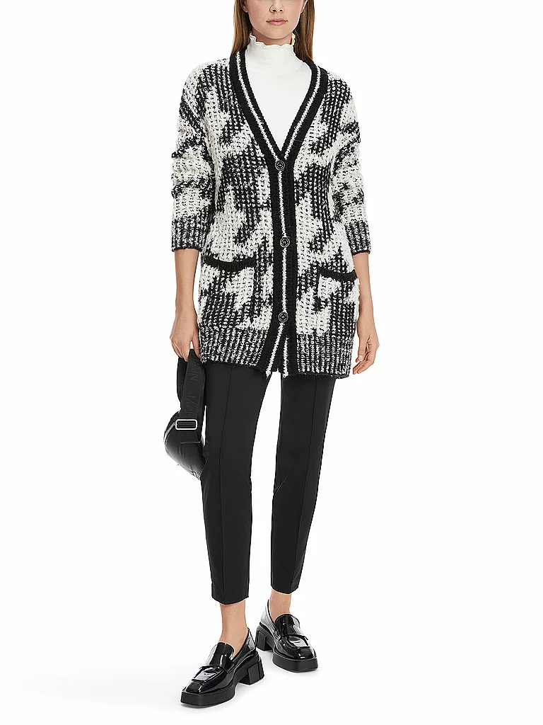 Marc CAIN Damen Cardigan Schwarz 36 2